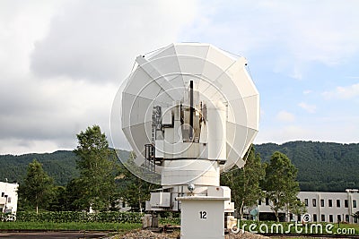 Millimeter array of Nobeyama radio observatory Stock Photo