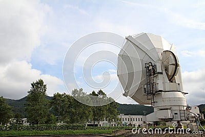 Millimeter array of Nobeyama radio observatory Stock Photo