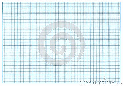 Millimeter blue graph paper Stock Photo