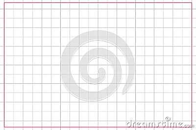 Millimeter graph paper grid. Abstract squared background. Geometric pattern for school, technical engineering line scale Vector Illustration