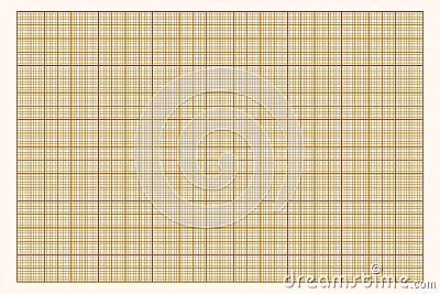 Millimeter graph paper grid. Abstract squared background. Geometric pattern for school, technical engineering line scale Vector Illustration
