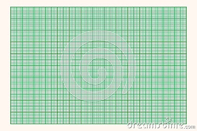 Millimeter graph paper grid. Abstract squared background. Geometric pattern for school, technical engineering line scale Vector Illustration