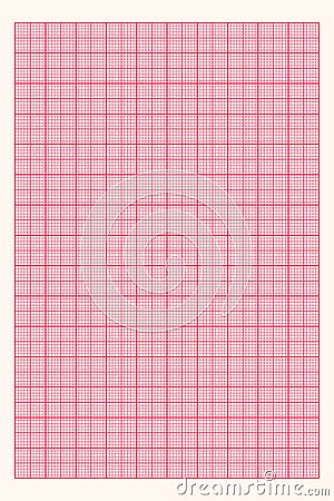 Millimeter graph paper grid. Abstract squared background. Geometric pattern for school, technical engineering line scale Vector Illustration