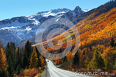 Million dollar highway Stock Photo