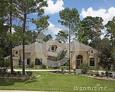 Million Dollar Homes Series Stock Photo