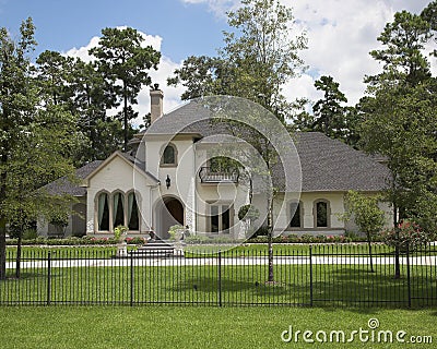 Million Dollar Homes Series Stock Photo