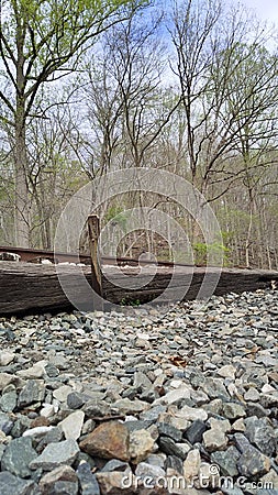 1800 Millwork building remains in state park Stock Photo