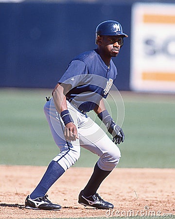 Milwaukee Brewers OF Marquis Grissom #9 Editorial Stock Photo