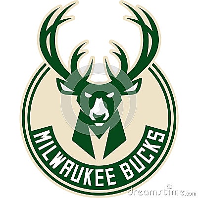 Milwaukee bucks sports logo Editorial Stock Photo