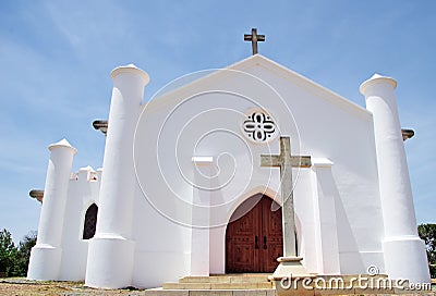 Mina de Sao Domingos church, Portugal Stock Photo