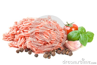 Minced meat Stock Photo