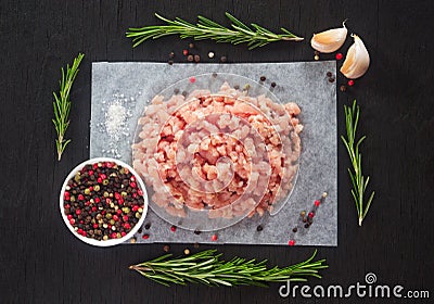 Minced meat Stock Photo