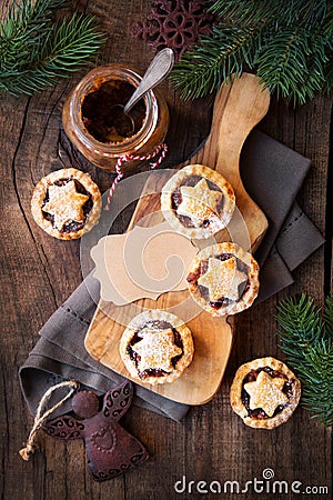 Mincemeat pies Stock Photo