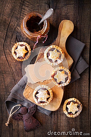 Mincemeat pies Stock Photo