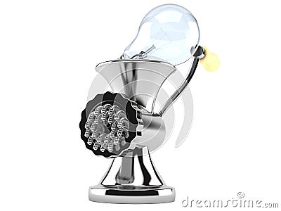 Mincer with Light bulb Stock Photo