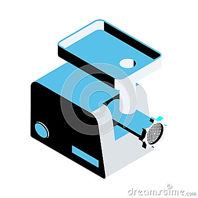 Mincing Machine Icon Vector Illustration