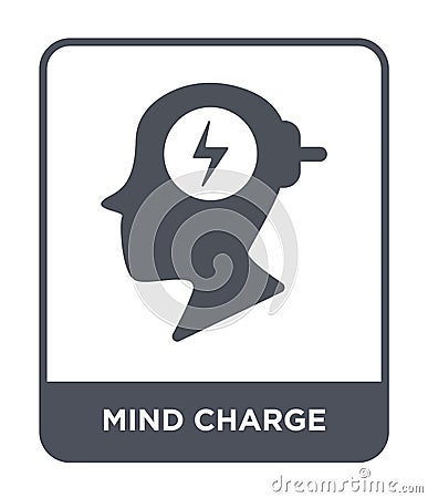 mind charge icon in trendy design style. mind charge icon isolated on white background. mind charge vector icon simple and modern Vector Illustration