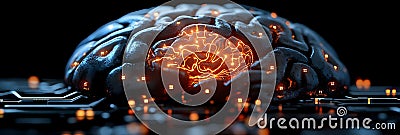 Mind Control:Advanced Brain-Computer Interface Technology Enabling Futuristic Manipulation and Command Over Human Behavior and Stock Photo