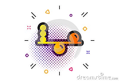 Balance icon. Mind stability sign. Vector Vector Illustration
