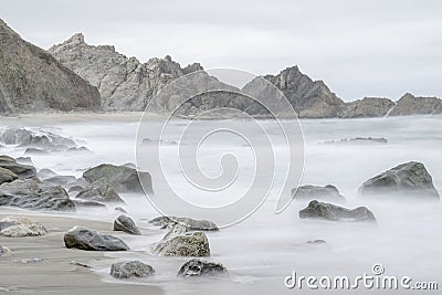 Ocean Peace at McClure's Beach, California Stock Photo