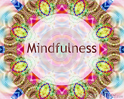 Mindfulness design Stock Photo