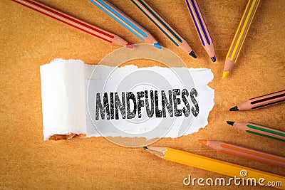 Mindfulness. Meditation, Balance and Stress Reduction concept Stock Photo