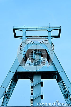 Mine entrance, German Mining Museum, Bochum Editorial Stock Photo