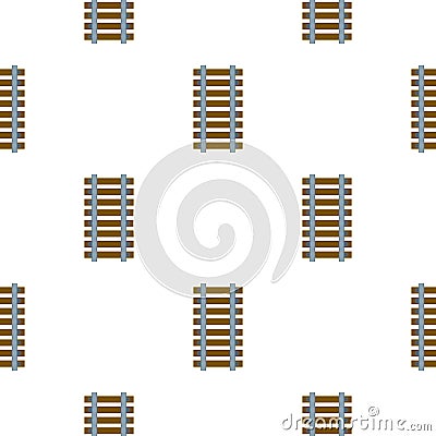 Mine railway icon in cartoon style isolated on white background. Mine pattern stock vector illustration. Vector Illustration