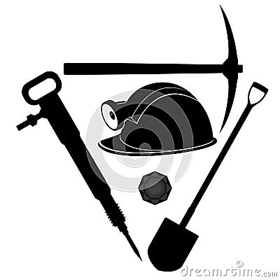 Miner tool Vector Illustration