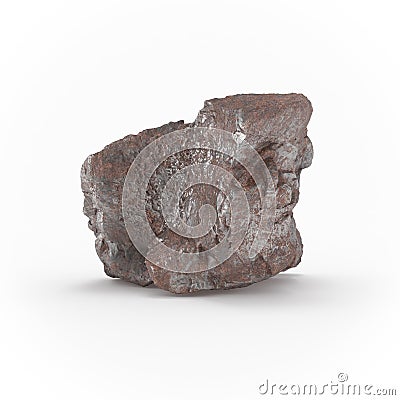 The mineral raw materials 3d rendering Stock Photo