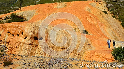 Mineral springs in Gudauri in the Kazbegi District Editorial Stock Photo