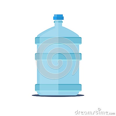Mineral water bottle isolated on white Vector Illustration