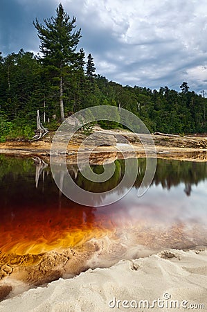 Miners River. Stock Photo