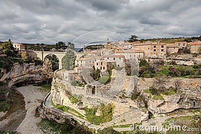 Minerve in the Herault department in Occitania - France Stock Photo