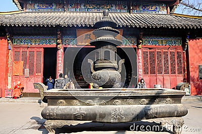 Mingjiao Temple Hefei China Editorial Stock Photo