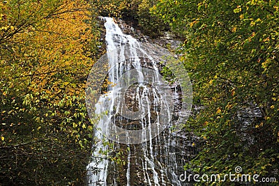 Mingo Falls near Cherokee, North Carolina Stock Photo