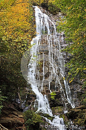 Mingo Falls near Cherokee, North Carolina Stock Photo