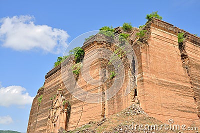 Mingun Pahtodawgyi Stock Photo