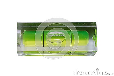 Mini Bubble Spirit Level Stock Photo