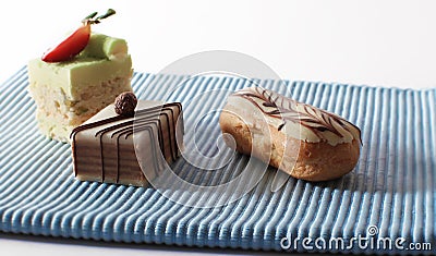 Mini cakes Stock Photo