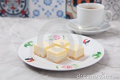 Mini Cheese Cakes Stock Photo