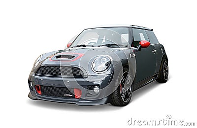 Mini cooper car Stock Photo