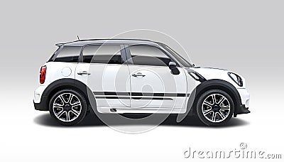 Mini Cooper Countryman Stock Photo