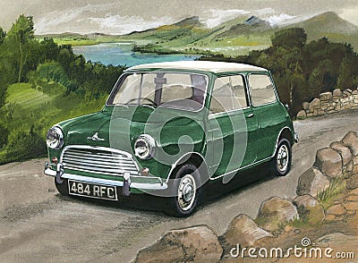 Mini Cooper S MkII Editorial Stock Photo