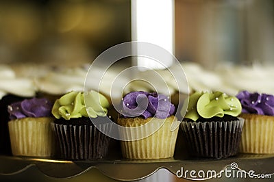 Mini Cupcakes Stock Photo