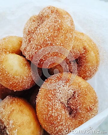 Mini donuts Stock Photo