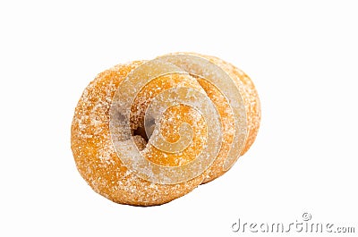 Mini donuts sugar Stock Photo