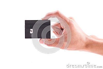 Mini DV Video Tape Stock Photo