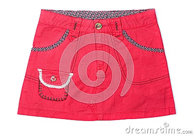 Mini skirt Stock Photo