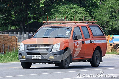 Mini truck of Tot company. Editorial Stock Photo